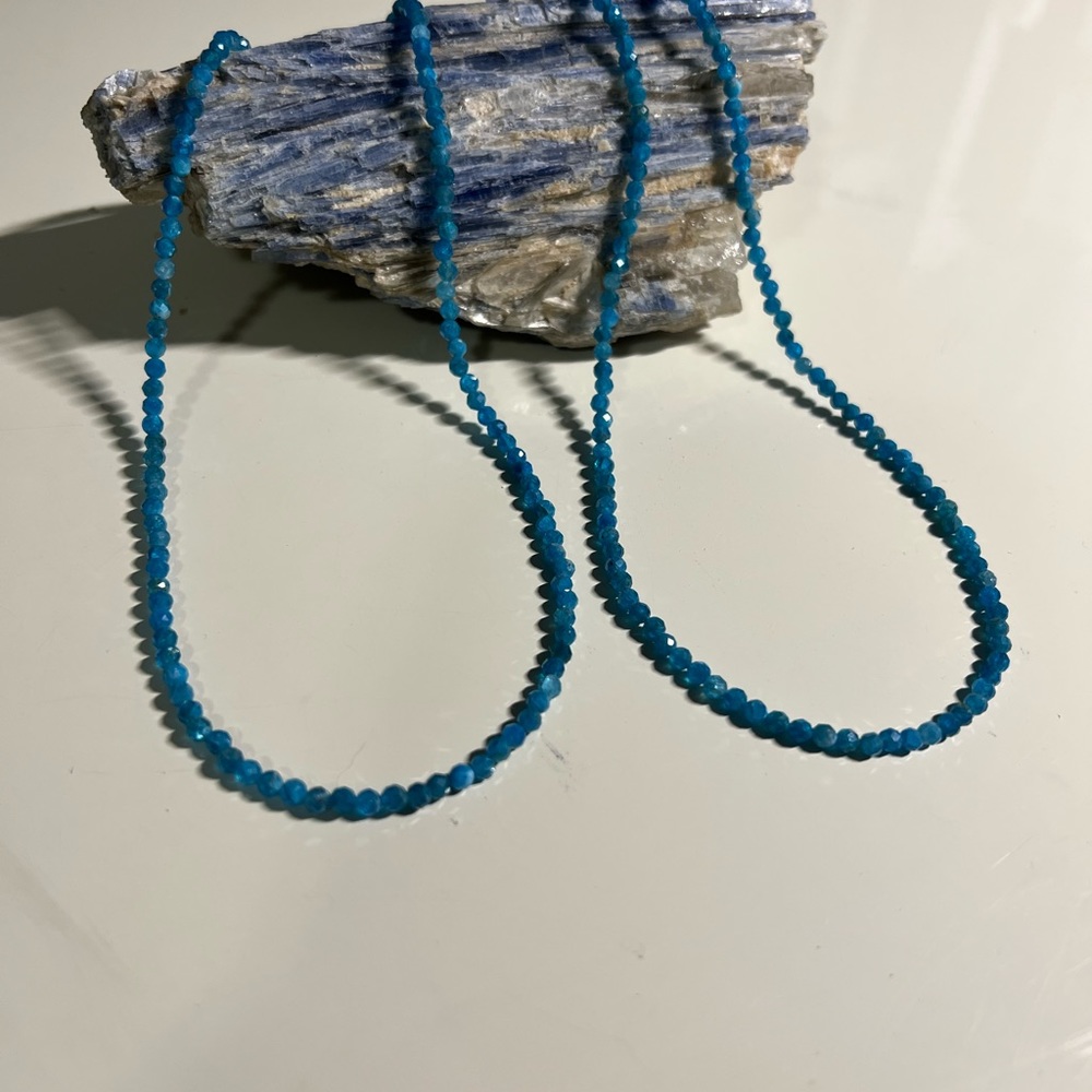 Semi Precious Stone Apatite Necklace